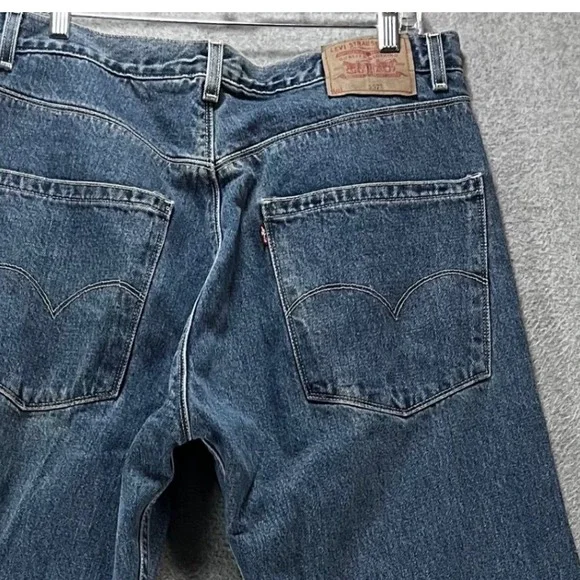 Levi's Jeans 550 Mens 36x30 Blue Denim Relaxed Fit Vintage 90s Style