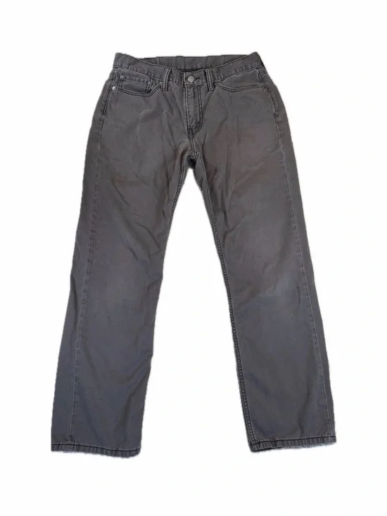 Levi’s 514 Men’s 32x30 Charcoal Gray Twill Pants Straight Fit 100% Cotton
