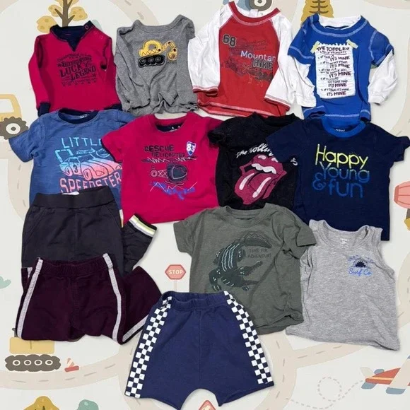 13 piece SIZE 18 MONTHS toddler boys bundle