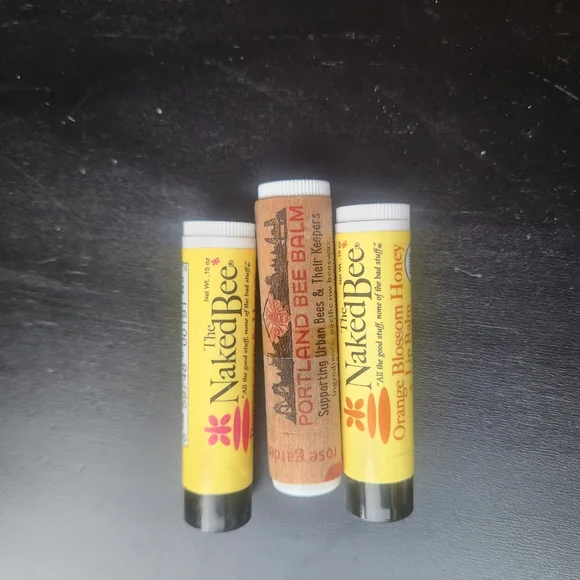 Nwt Naked Bee and Portland Bee Balm Lip Balms
