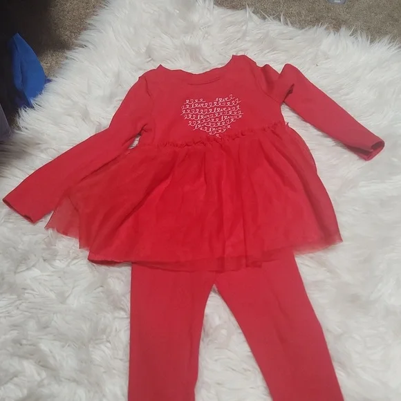 4T Cat & Jack Valentines Day outfit
