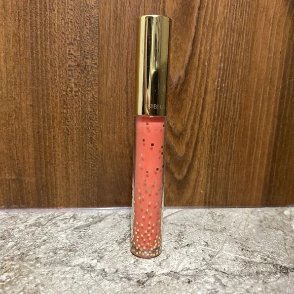Estee Lauder Pure Envy UP IN FLAMES 105 Lip Gloss Kissable Pink .09 oz/2.7mL