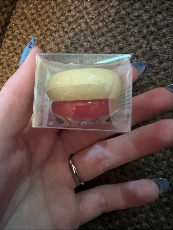 Mini Cream & Pink Macaron Lip Balm