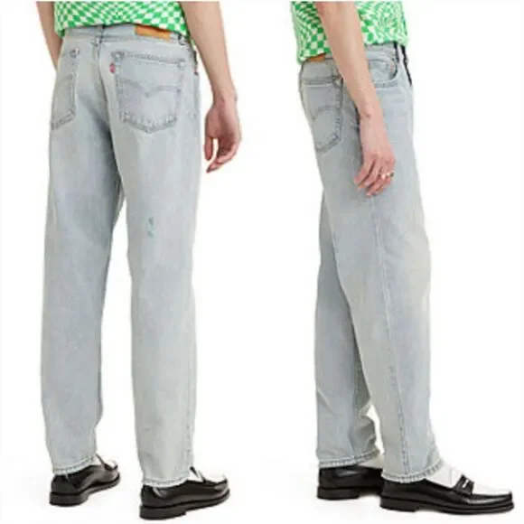 Levi’s 550 ‘92 Men's Relaxed Taper Fit Jeans With Paintmark Details Size 32x30
