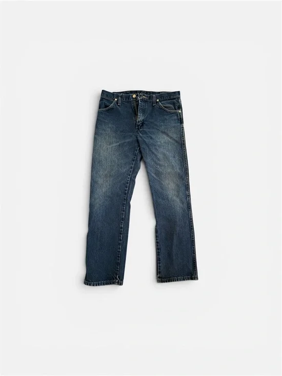 Wrangler Men's Straight Jeans - Indigo Blue Wash