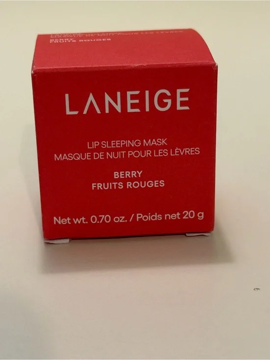 LANEIGE Lip Sleeping Mask Berry Full Size 20g/0.70 oz Overnight Hydrating Kit