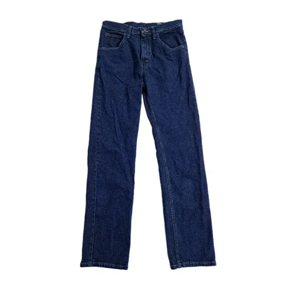 Wrangler Men's 30x32 Blue Denim Regular Fit Straight 5 Star Flex Jeans Pants