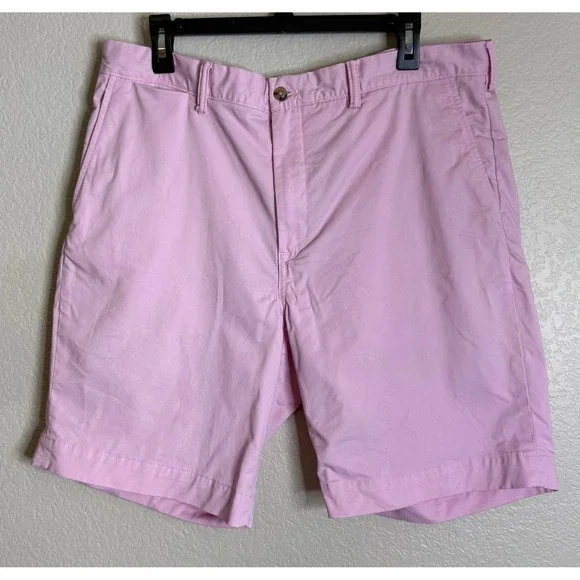 Polo Ralph Lauren Mens 36 Shorts‎ Pink Classic Fit Chino Cotton Twill Preppy