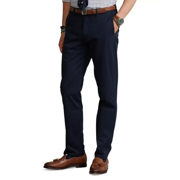 NWT Polo Ralph Lauren‎ Navy Classic  Chino Pants 42x32 Aviator Business Casual
