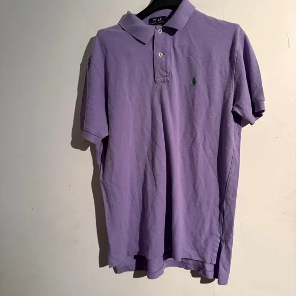 Y2K Polo Ralph Lauren‎ Medium Purple Polo Green Pony