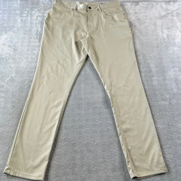 Polo Ralph Lauren Performance‎ Pants Mens 34x32 Khaki Golf Stretch Luxury Office