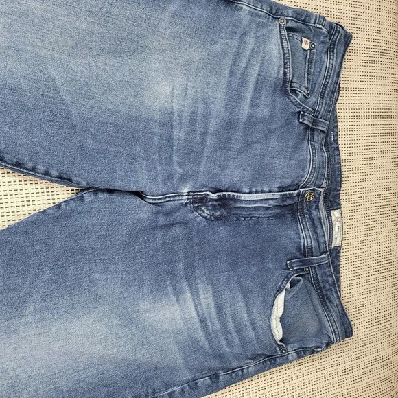 AG‎ Adriano Goldschmied Everett Jeans Mens 38x30 Blue Slim Straight Denim Pants