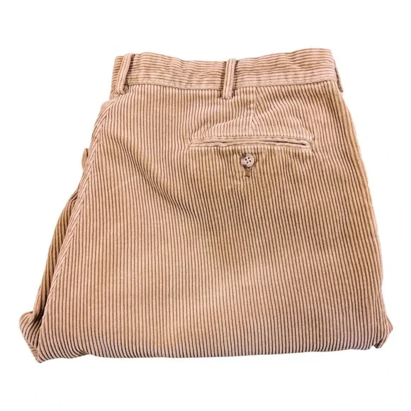 Vintage Polo By Ralph Lauren Men's Corduroy Pants Sz 40/30‎ Tan Rn # 41381