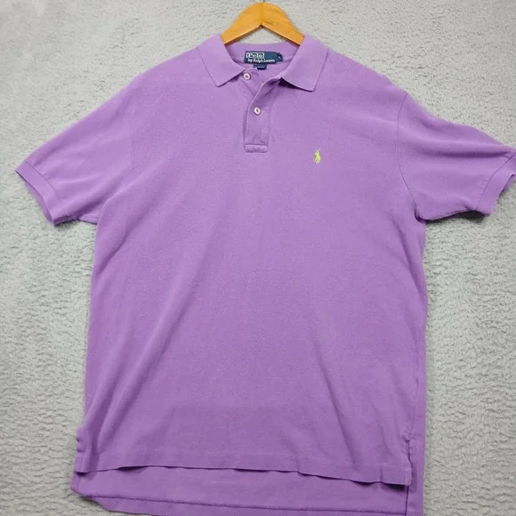 Polo Ralph Lauren Polo Shirt Mens Large Classic Fit‎ Pony Casual Short Sleeve