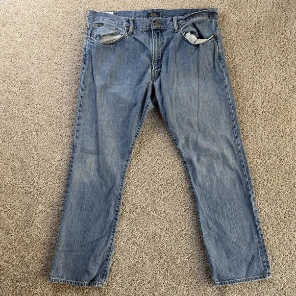 Polo Ralph Lauren Jeans Mens 36x30 Medium Wash Blue Denim Regular Straight