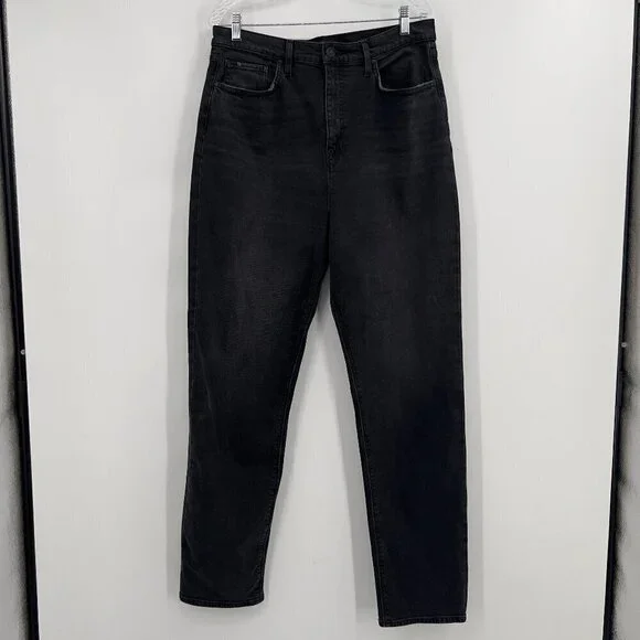 Hudson Jeans Los Angeles Elly Taper Black Denim Jeans Men’s Size 32