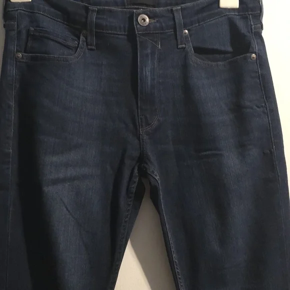 PAIGE Dark Blue Straight Jeans