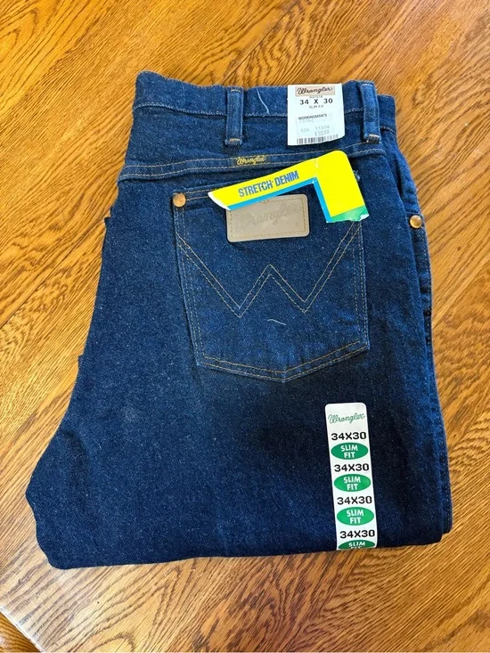 Wrangler Slim Fit Stretch Denim Jeans
