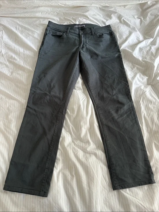 Joe’s - Men’s Classic Deep Forest Green Straight-Leg Slim Fit Jeans
