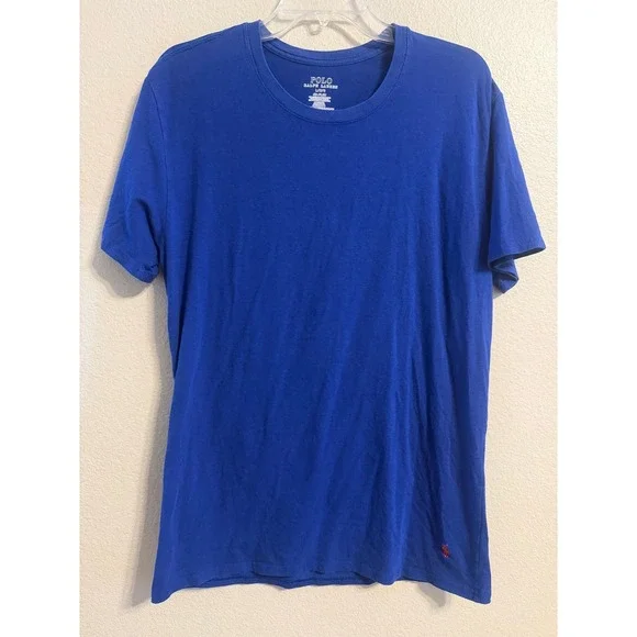 Polo Ralph Lauren Men's Royal Blue 4D-Flex Cotton Blend T-Shirt Size L/G