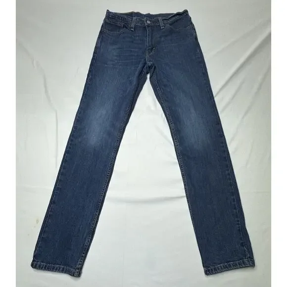 Levis 511 Men's Slim Fit Straight Leg‎ Med Wash Blue Denim Jeans - Size 30x31*