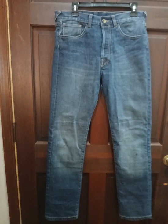 Rokkertech Men's Blue Denim Motorcycle Jeans 31/33 Straight Abrasion Resistance