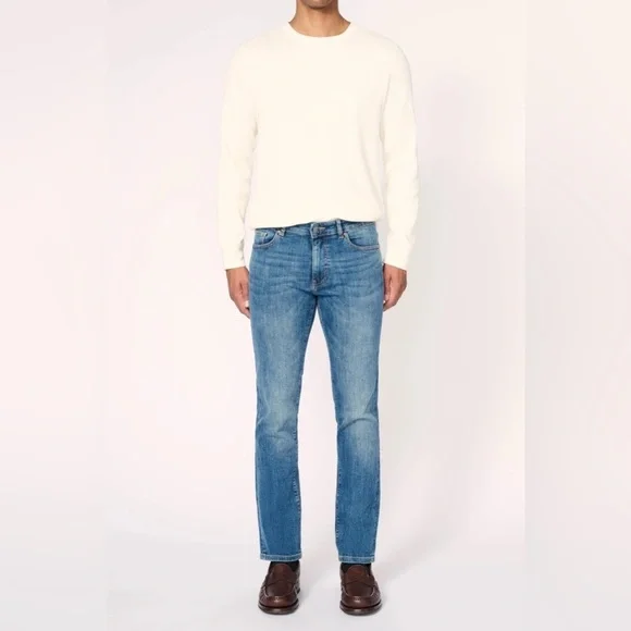 Warp + Weft Chicago Ord straight jeans in tortoise