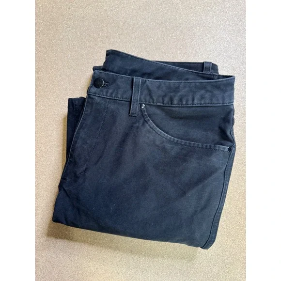 Lululemon ABC Pant Classic Black 34 LM5ABOS Warpstreme 5 Pocket Trouser Mens 32L