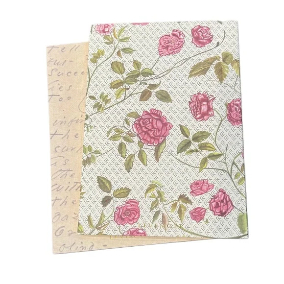 Two New Notebooks Floral Journal