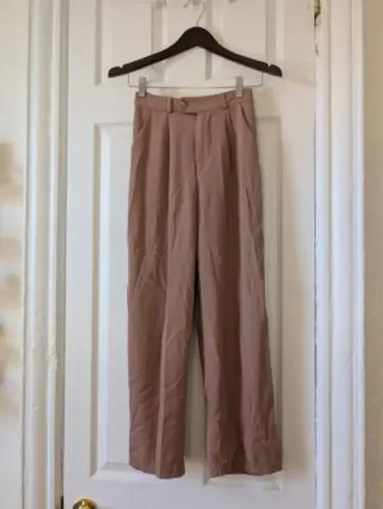 brown slacks/pants