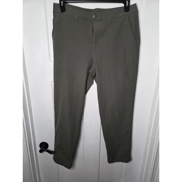 Lululemon ABC Pants‎ Slim Fit Olive Green Men's Size 33