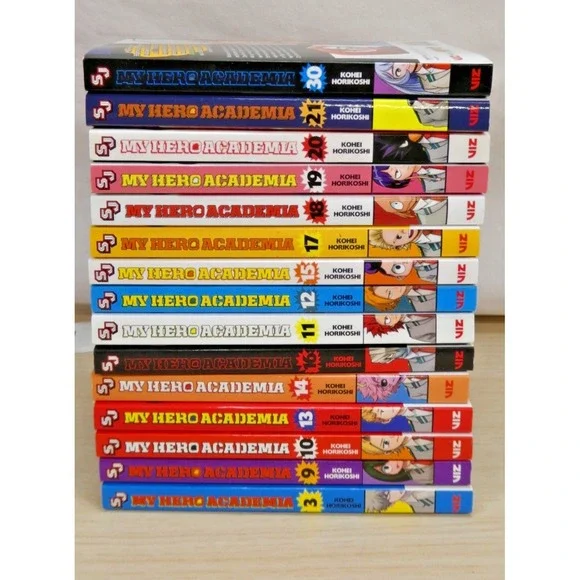 My Hero Academia Manga Lot of 15 Vols by Kohei Horikoshi English