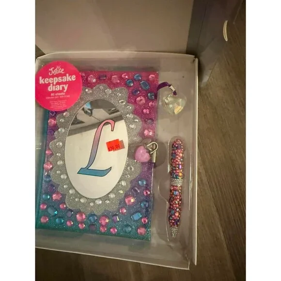 Justice Keepsake Diary with Letter L