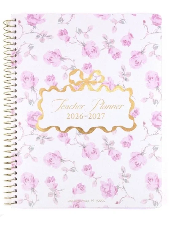 LoveShackFancy x Target Yoobi Everblooming Rosette Teacher Planner NWT