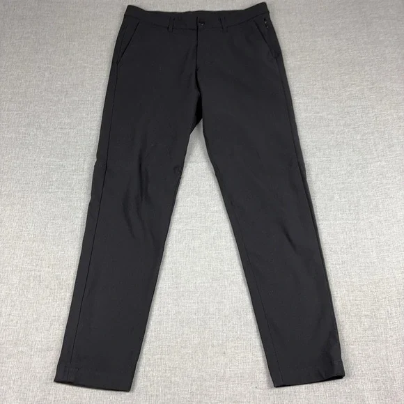 Lululemon Pants Mens 33x32 Black Stretch Chino Slim Performance Golf ABC