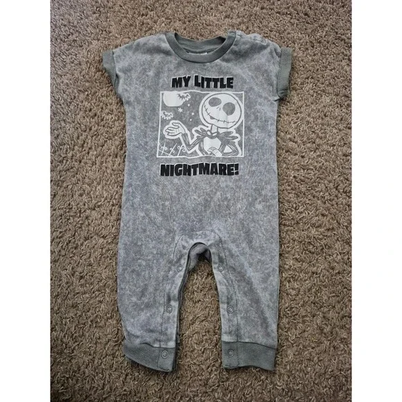 Disney the nightmare before Christmas romper size 6-9 months