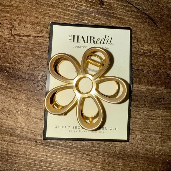 New! The Hair Edit Gilded Secret Garden Clip