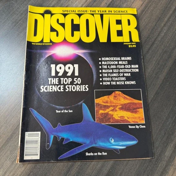 Discover Magazine January 1992 Special Issue‎ Year in Science Top 50 Science