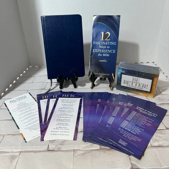 Lot‎ David Jeremiah 12 Fascinating Ways…, Scripture Cards, Journal, Bookmarks