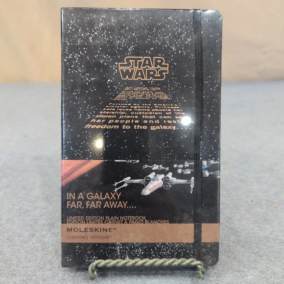 Moleskine Star Wars Limited Edition Plain Notebook X Wing‎ Spaceship Design