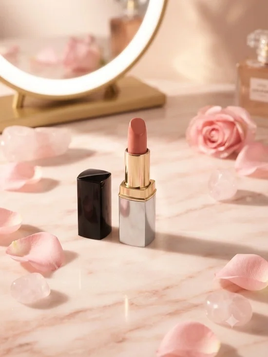 Lancôme Creamy Nude Pink Lipstick - Hydrating Matte Finish