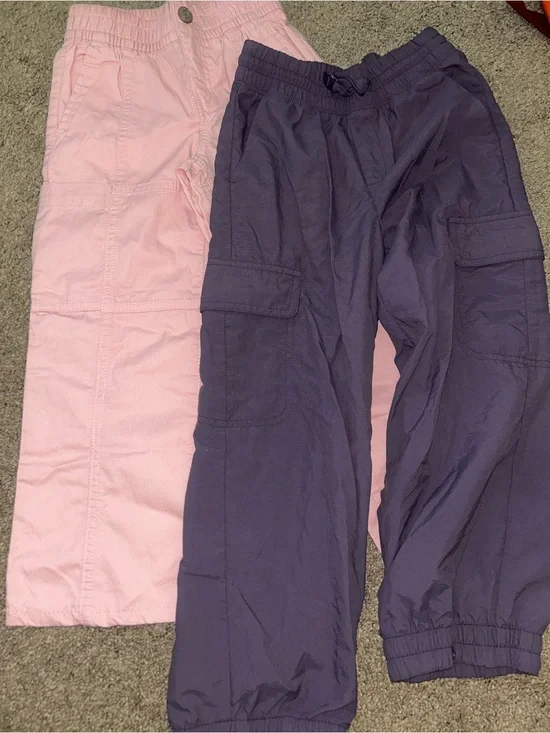 GAP Pink and Purple Kids Cargo Pants