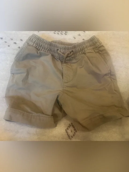 GAP Boys Tan Elastic-Waist Shorts
