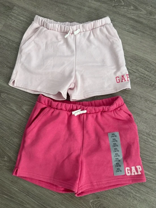 GAP Kid’s Pink Drawstring Shorts - Pack of 2