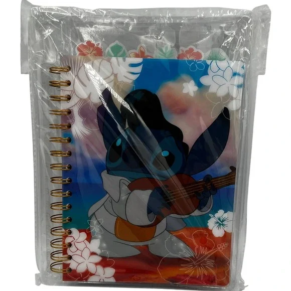 Disney Stitch Elvis Theme Journal 144-Sheet Notebook