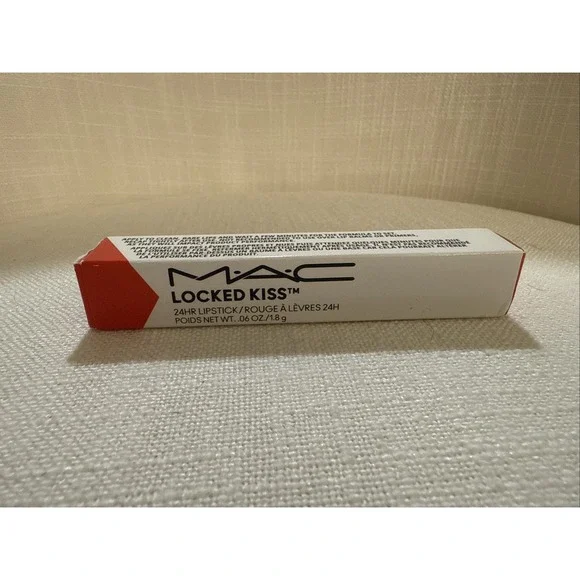 MAC Locked Kiss 24Hr Lipstick Color: 81 GUTSY‎ Full Size New in Box Fast Ship
