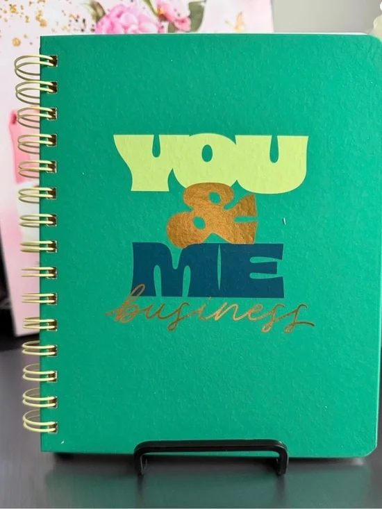 Good News & Gratitude Spiral Notebook - Pink Floral Cover