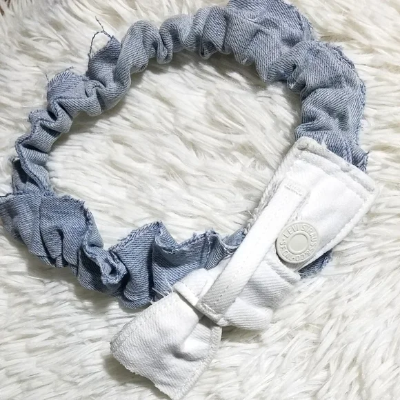 Tasty Raw Edge Denim HEADBANZ- 