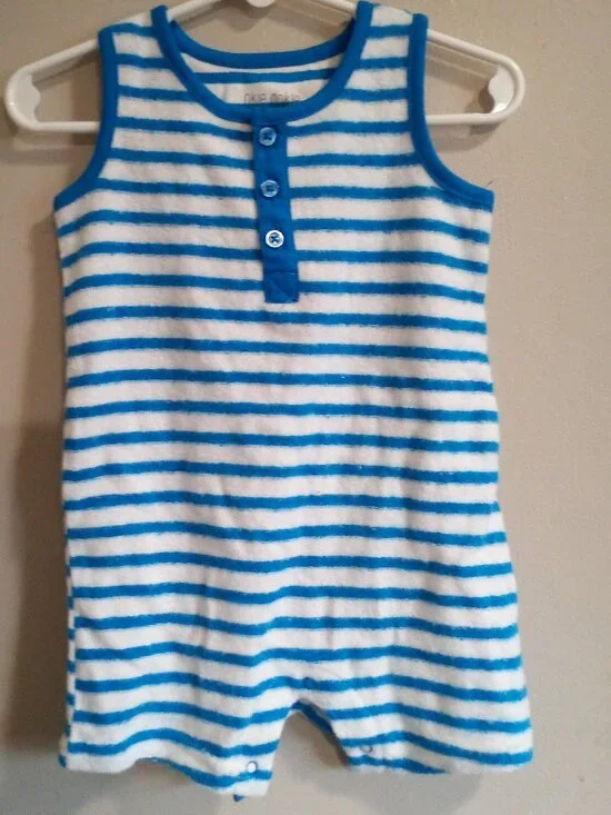 Striped Baby Romper