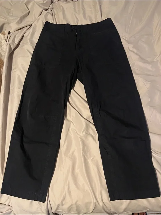 Rag & bone  Black Straight-Leg Pants - Comfortable Everyday Wear